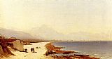 Palermo Canvas Paintings - The Road by the Sea, near Palermo, Sicily